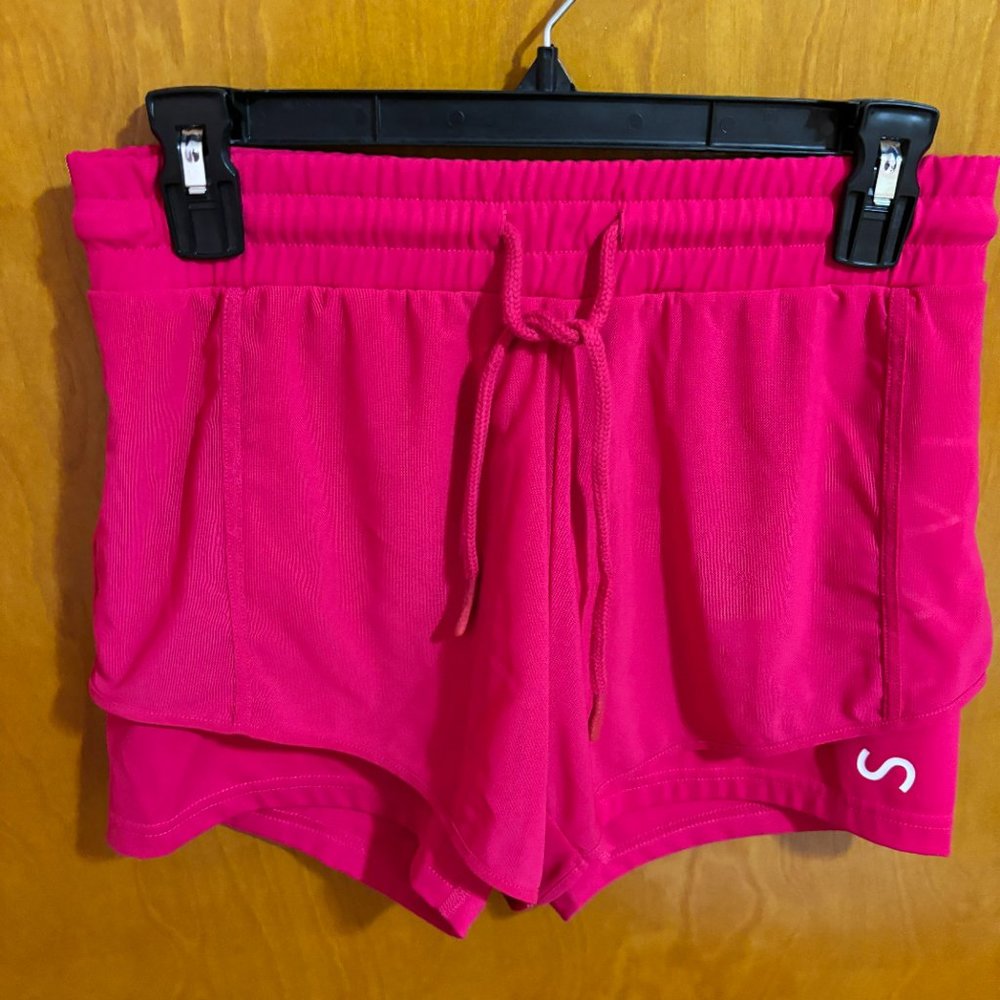 Savvi‎ athletic shorts with spandex under - Picture 4 of 12